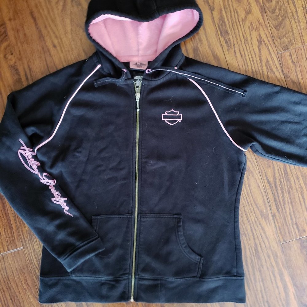 Harley-Davidson Pink Label Zip Hooded Sweatshirt